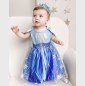 Preview: Baby Eiskönigin - bezauberndes erstes Kleidchen im Elsa-Look