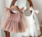 Preview: Süsser Sommerbody mit weichem Tüll in weiss oder altrosa