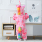 Preview: Süsses Einhorn - herziger Plüschoverall rosa für Babygirls