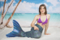 Preview: Meerjungfrauenflossen-Set - 'Dark Blue Sea' mit Bikini