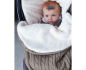 Preview: 3 Farben: Fusssack, Schlafsack für Babys, kuschelweich - perfekt für die Übergangszeit