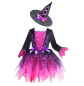 Preview: Kleine Hexe - tolles Halloweenkostüm für Mädchen