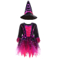 Preview: Kleine Hexe - tolles Halloweenkostüm für Mädchen