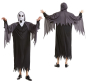 Preview: Halloweenkostüm für Kinder und Erwachsene - Geist, Gespenst schwarz