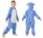 Preview: Kuscheliger Overall in rosa oder blau - perfekt für kühle Tage, zuhause, Kinderfasnacht, Halloween