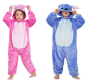 Preview: Kuscheliger Overall in rosa oder blau - perfekt für kühle Tage, zuhause, Kinderfasnacht, Halloween
