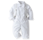 Preview: Taufanzug Set für Buben, elegant in weiss