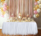 Preview: Tisch Tutu glamouröse Tischdekoration aus Tüll
