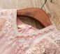 Preview: 2 Farben: Romantisches Vintage Kleidchen mit Spitzen und Chiffon - Vanille oder Rosa