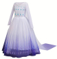 Preview: Traumkleid im Elsa Look, blau-weiss mit tollem Schleier