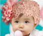 Preview: Haarband mit Blume aus zartem Spitzenstoff