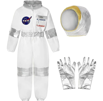 Preview: Astronautin - Astronaut, Kinderkostüm für Mädchen und Jungs