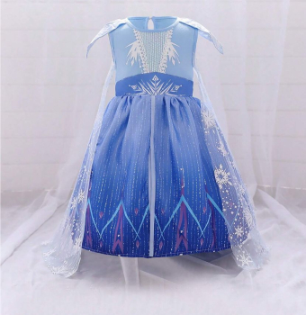 Preview: Baby Eiskönigin - bezauberndes erstes Kleidchen im Elsa-Look