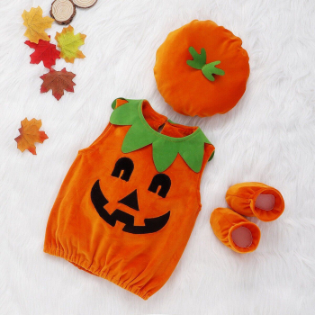 Preview: Kleiner Kürbis - süsses Halloween Baby und Kleinkinder Kostüm