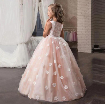 Preview: Preishit in 5 Farben: Festkleid wunderschön mit Blumenmotiv, viele Farben zur Auswahl, tolle Qualität - solange Vorrat