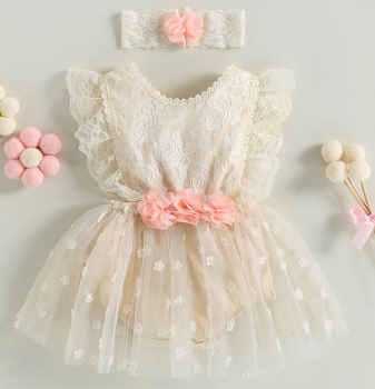 4 Varianten: Zauberhafte Einteiler - Bodys - Jumpsuit für kleine Prinzessinnen!