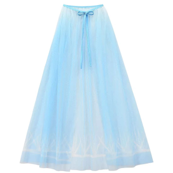 Preview: Tüll-Umhang, Cape für Prinzessinnen, blau oder rosa