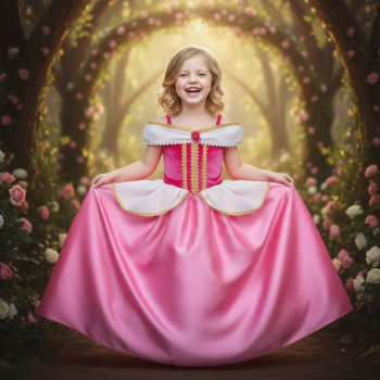 Ein traumhaftes Ballkleid für Dornröschen - Grössen 92 und 98 - solange Vorrat