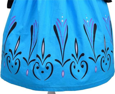 Elsa Krönungskleid mit langem purpurrotem Cape, solange Vorrat