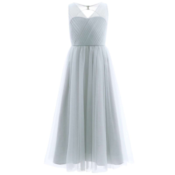 4 Farben: Elegantes, langes Festkleid in Pastellfarben und Weiss, solange Vorrat