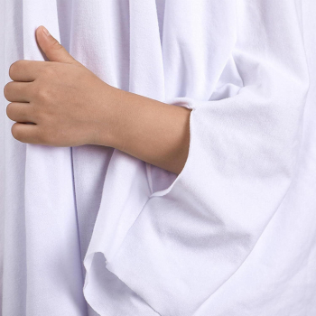 Preview: Gespensterkostüm Halloween für Kinder und Erwachsene - weiss