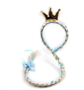 Preview: Elsa und Anna - wunderschöner Haarreif mit laaaaangem Zopf