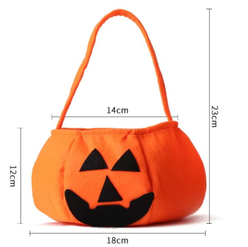 Preview: Sammelkorb für Halloween - süsser Kürbisbeutel