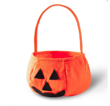 Preview: Sammelkorb für Halloween - süsser Kürbisbeutel