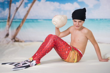 Preview: Neptunflosse - Piratenflosse Jack mit Accessoire
