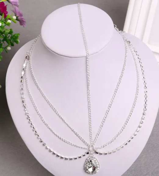 Preview: 2 Farben: Kopfschmuck für Blumenmädchen oder Kommunion, gold- oder silberfarben mit Strasssteinchen