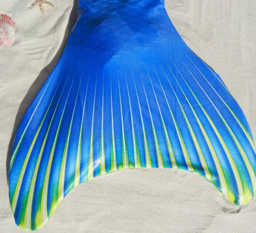 Preview: Meerjungfrauenflossen-Set 'Lemon-Dream'  mit Bikini, Kindergrösse S, solange Vorrat