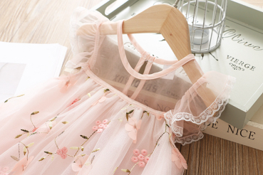 Preview: 2 Faben: Süsse Tunika für warme Tage, rosa oder hellgrau