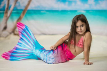 Preview: Meerjungfrauenflossen-Set "Lyria" mit Bikini