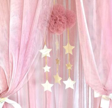 Preview: Wolken Mobile fürs Babyzimmer