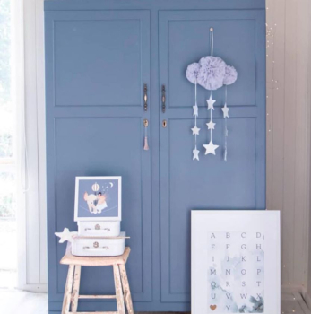 Wolken Mobile fürs Babyzimmer