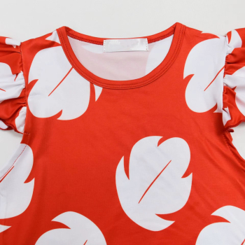 Preview: Süsses Lilo Kleid mit ausgestellten Ärmeln