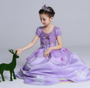 Prinzessinnenkleid Sofia die Erste, Grösse 104