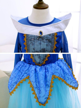 Prinzessinnenkleid - ein Traum in BLAU - Grösse 110