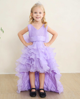 4 Farben: Prinzessinnentraum, glamouröses Kleid mit abnehmbarer bauschiger Schleppe - fast ausverkauft