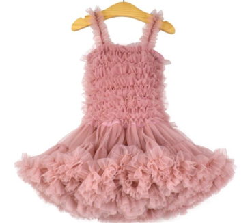 Preview: Kuschelweiches Tutu-Kleidchen mit viiiiiielen Rüschen! Solange Vorrat