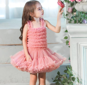 Preview: Kuschelweiches Tutu-Kleidchen mit viiiiiielen Rüschen! Solange Vorrat