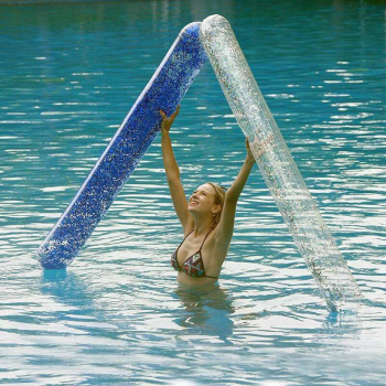 Coole Riesen-Schwimmnudel mit Glitzer - 3 Farben