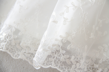 Langes stilsicheres Taufkleid zweiteilig, wunderschön, weich fliessend