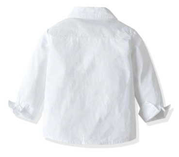 Preview: Taufanzug Set für Buben, elegant in weiss