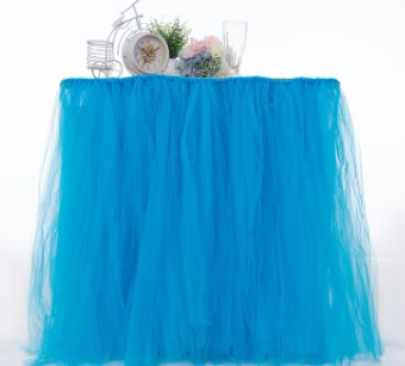 Tisch Tutu glamouröse Tischdekoration aus Tüll