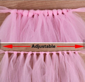 Tisch Tutu glamouröse Tischdekoration aus Tüll