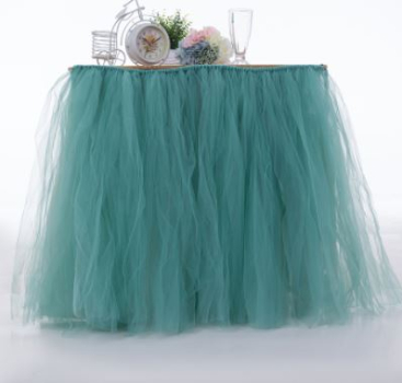 Tisch Tutu glamouröse Tischdekoration aus Tüll