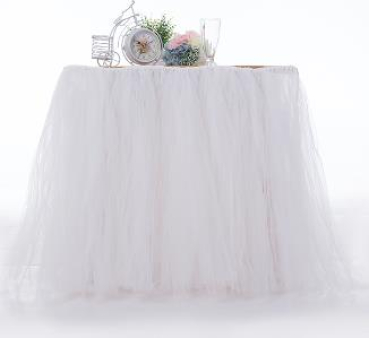 Preview: Tisch Tutu glamouröse Tischdekoration aus Tüll