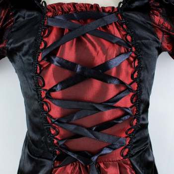 Wunderschöne Vampirkönigin - Kostümkleid für Halloween und Kinderfasnacht