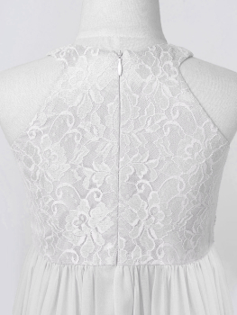 Preview: Elegantes Festkleid mit silbernem Taillenband, in 4 tollen Farben, wenige Reststücke!